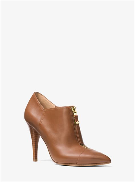 michael michael kors andi leather bootie